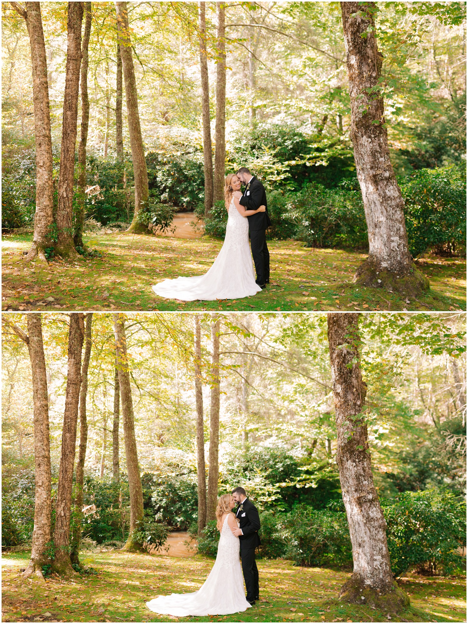 Wedding at Old Edwards Inn with fall wedding portraits by Chelsea Renay