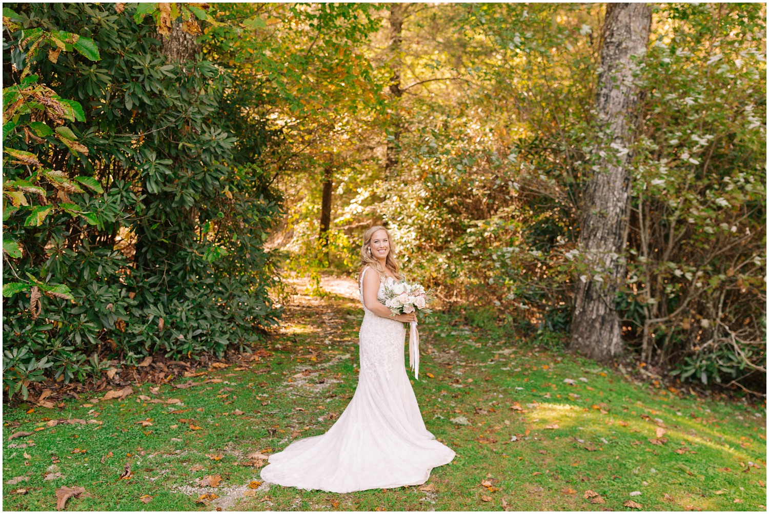 fall wedding portraits in Highlands NC with Chelsea Reany