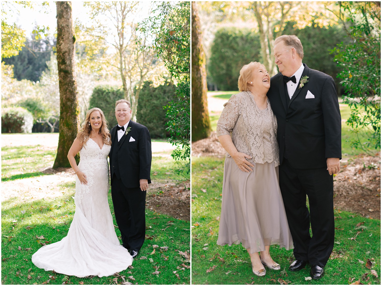 family portraits with bride at Old Edwards Inn