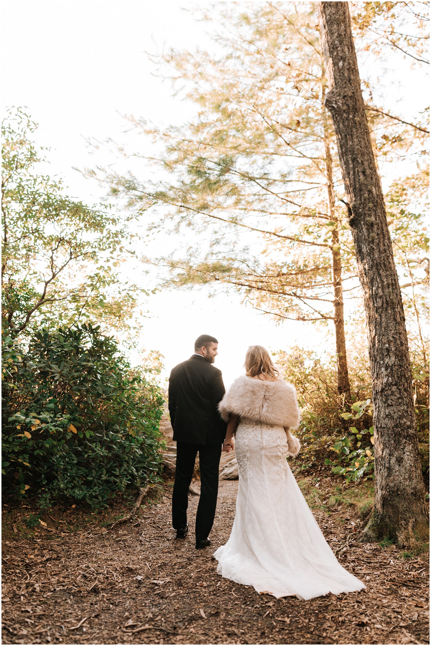 romantic wedding portraits at sunset with Chelsea Renay