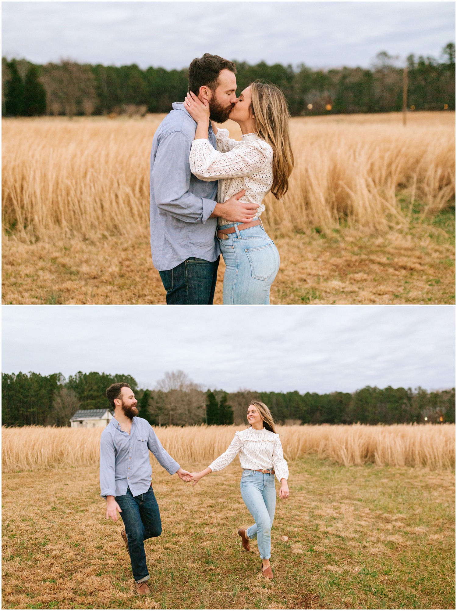 fall engagement session with NC wedding photographer Chelsea Renay