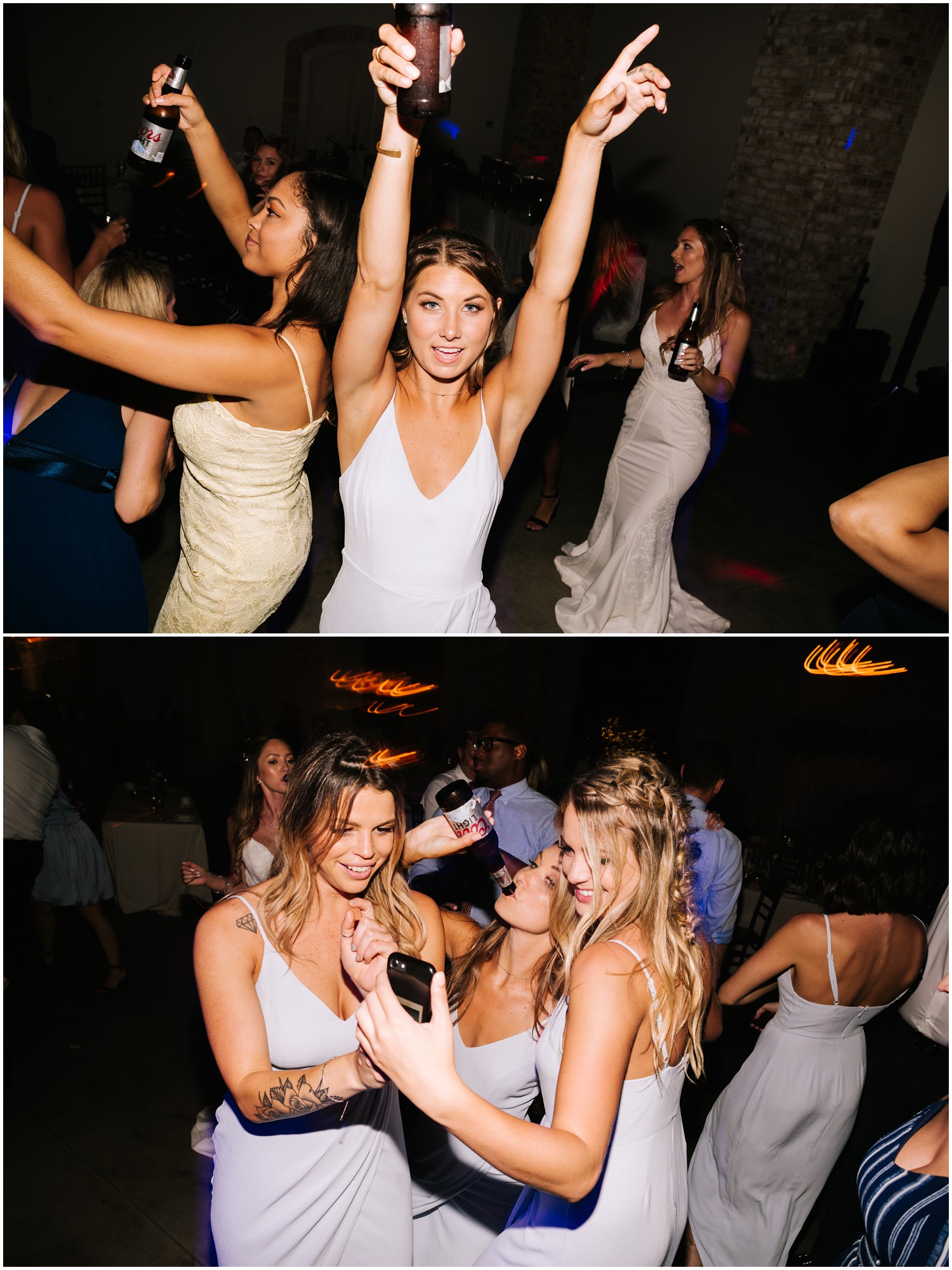 dancing during Wilmington NC wedding reception