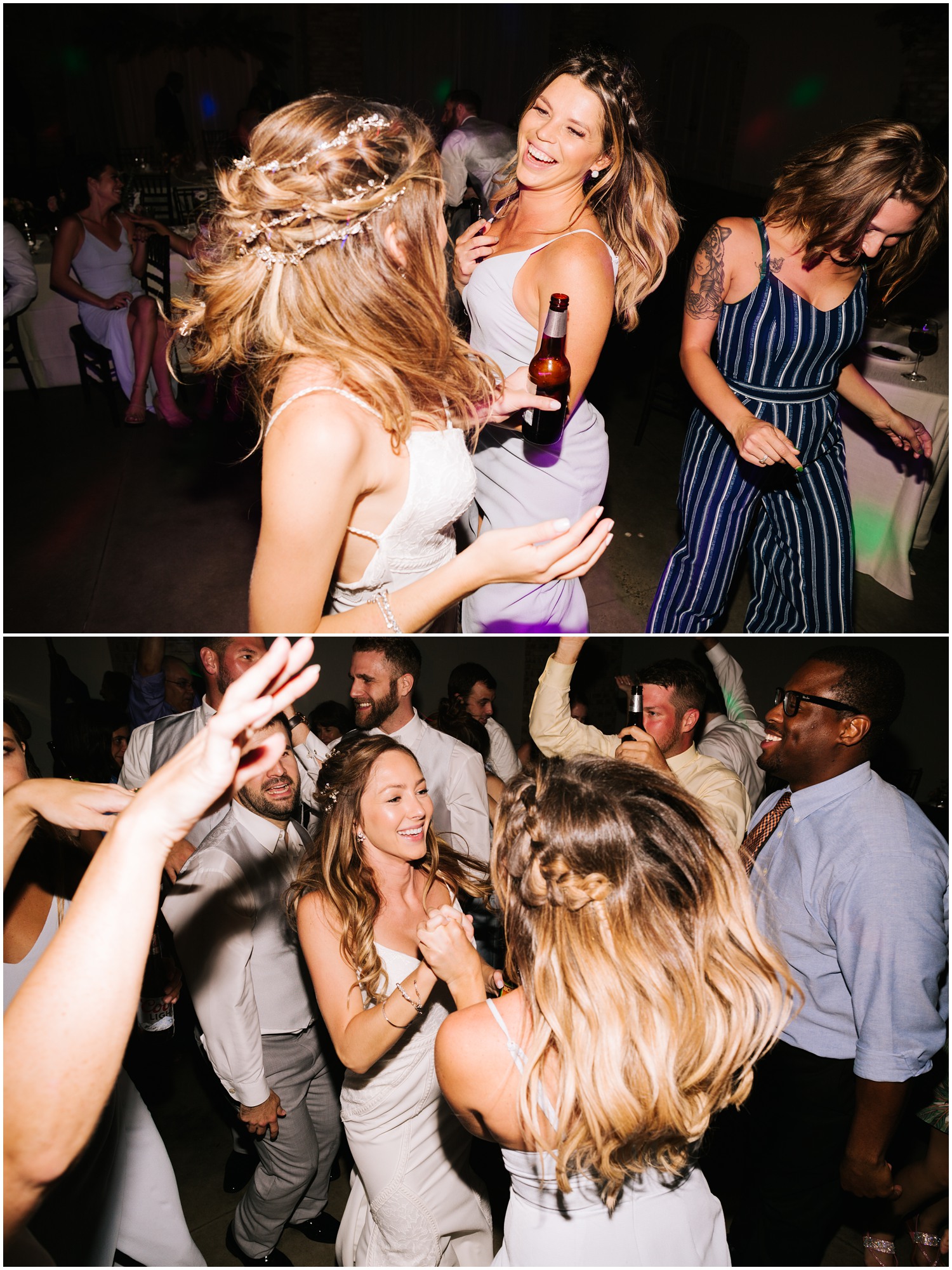 guess dance during Wilmington NC wedding reception