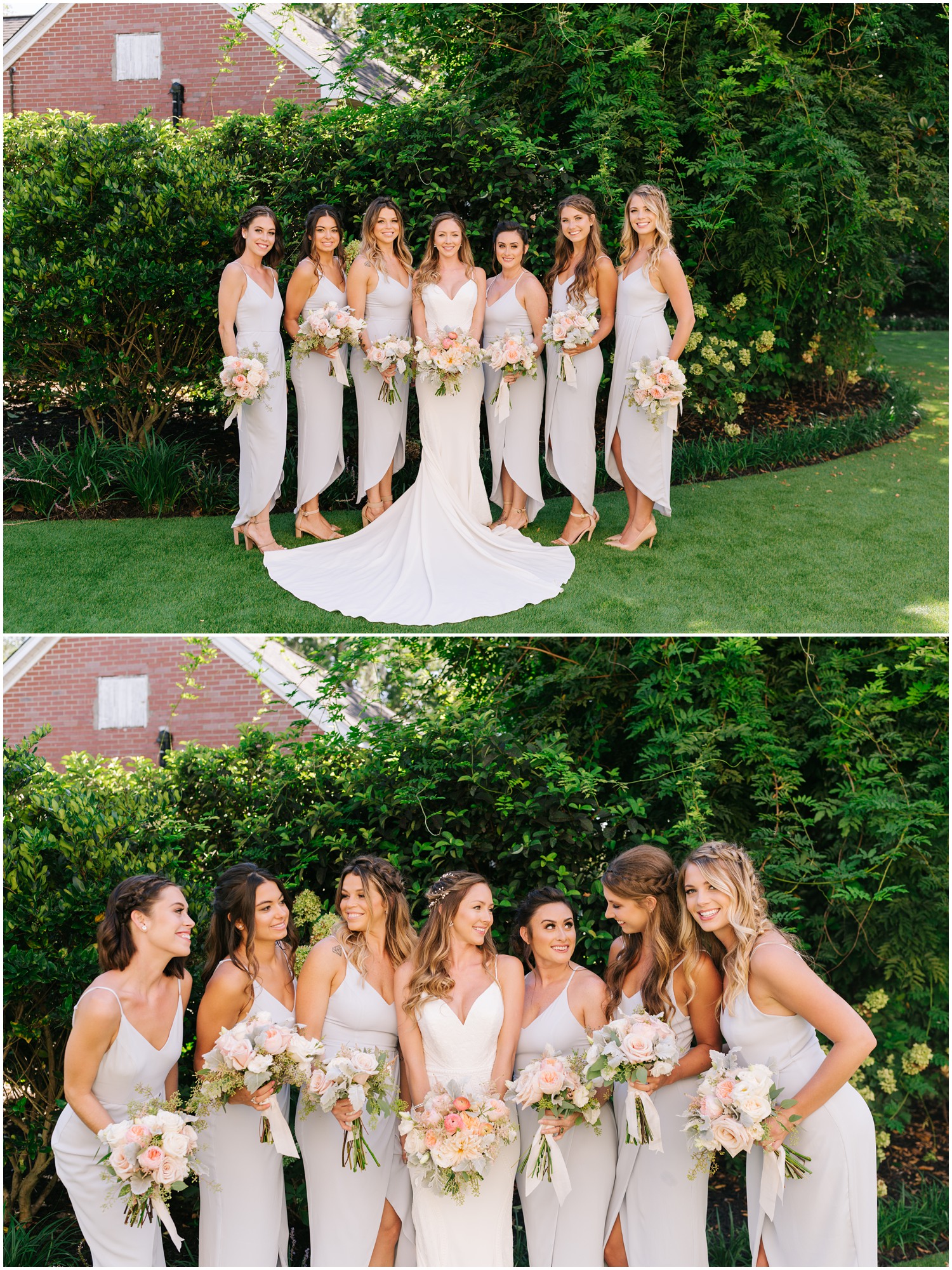 summer bridesmaids gowns for Wrightsville Manor wedding