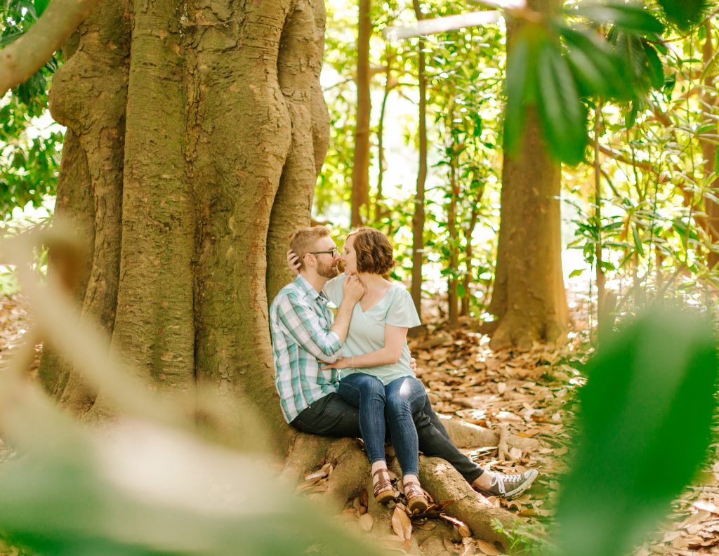 Engagement Photos at Reynolda Gardens in Winston-Salem, North Carolina
