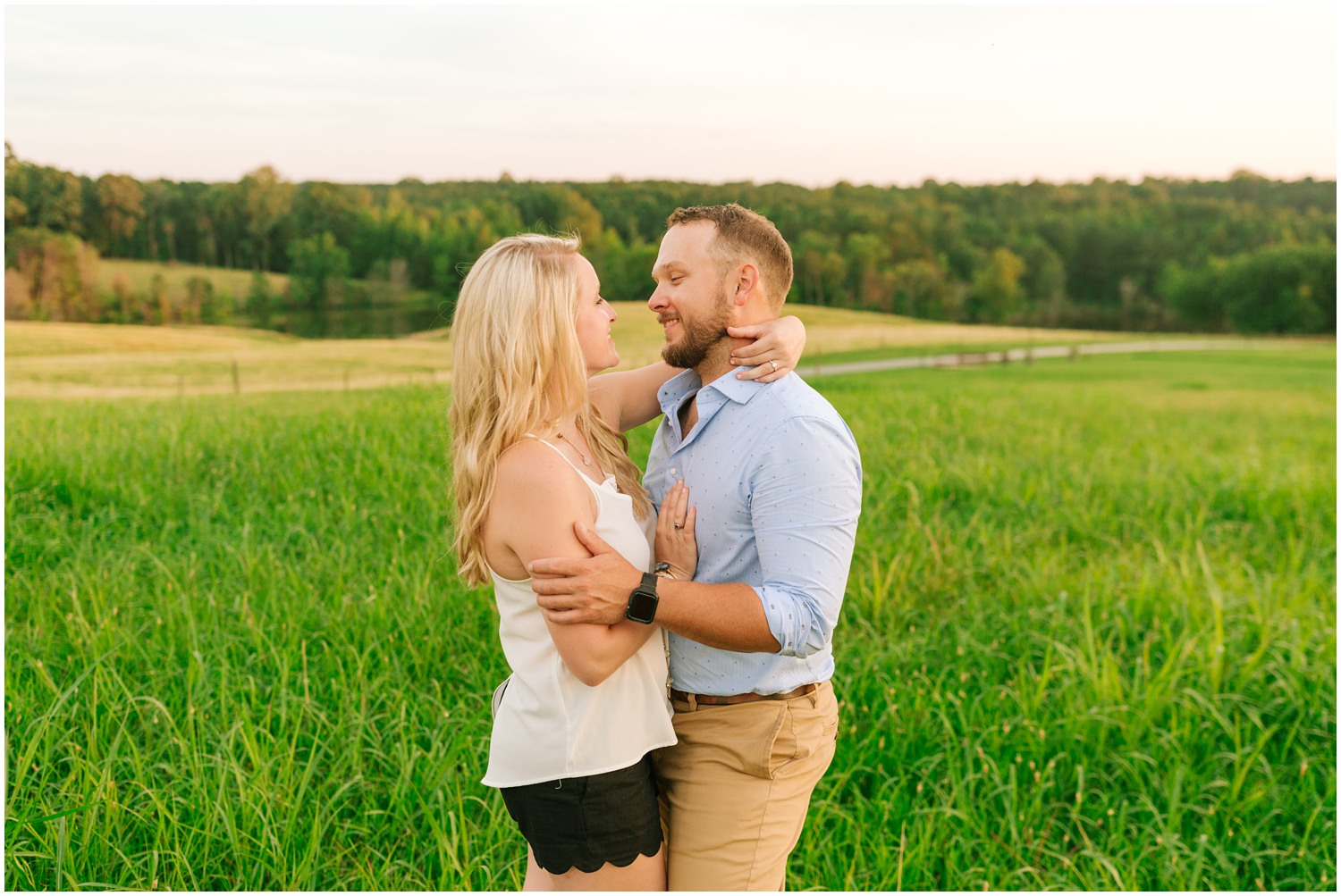 Winston-Salem-Wedding-Photographer_Sunset-Engagement-Session-at-Oakhaven-Properties_Brooke-and-Mike_Pelham-NC_0044.jpg