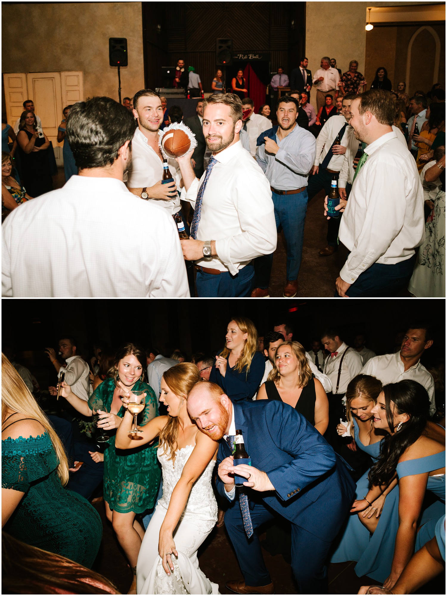 Wedding reception dancing in Wilmington NC at Brooklyn Arts Center