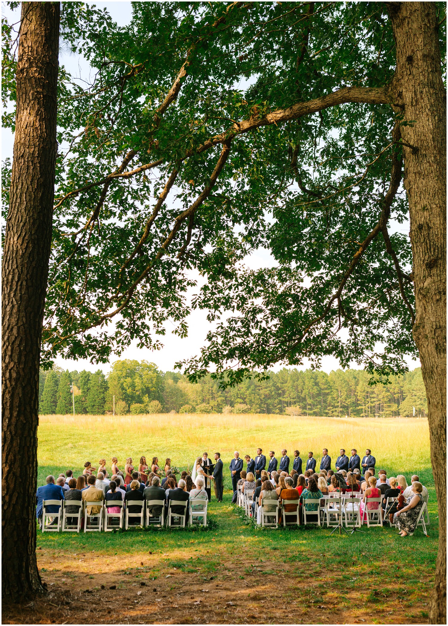 wedding ceremony in North Carolina photographed by Chelsea Renay