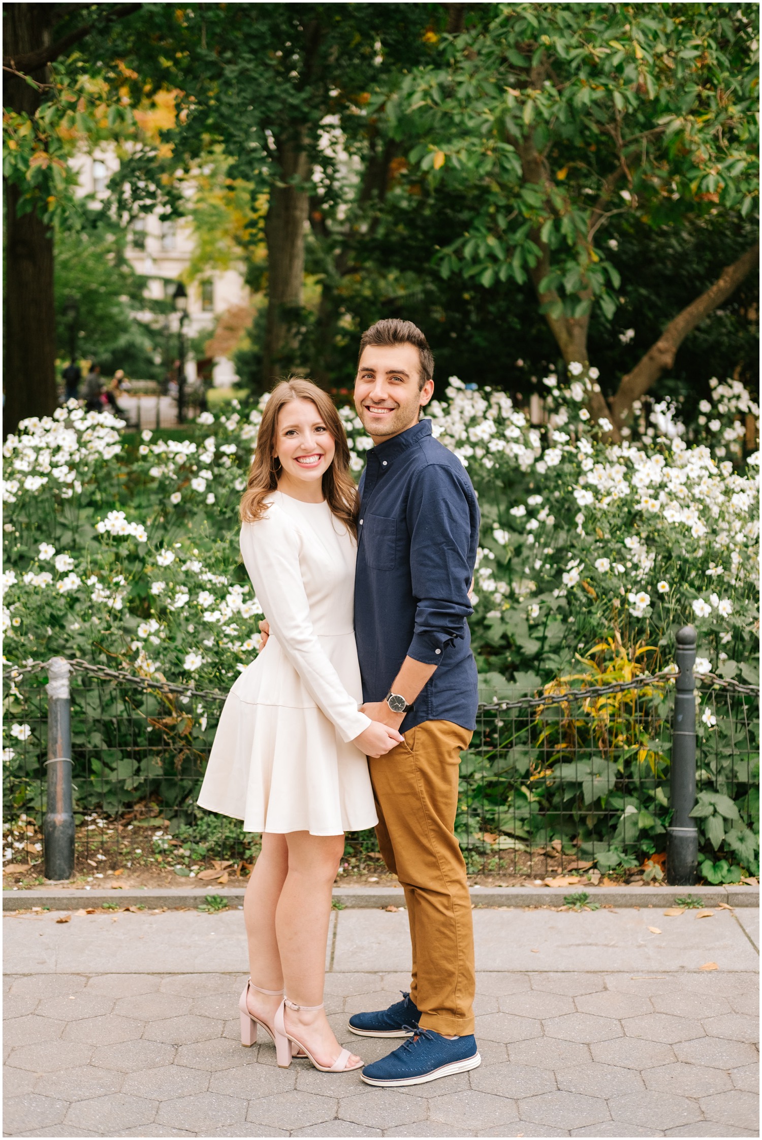 Engagement portraits in West Village & Dumbo