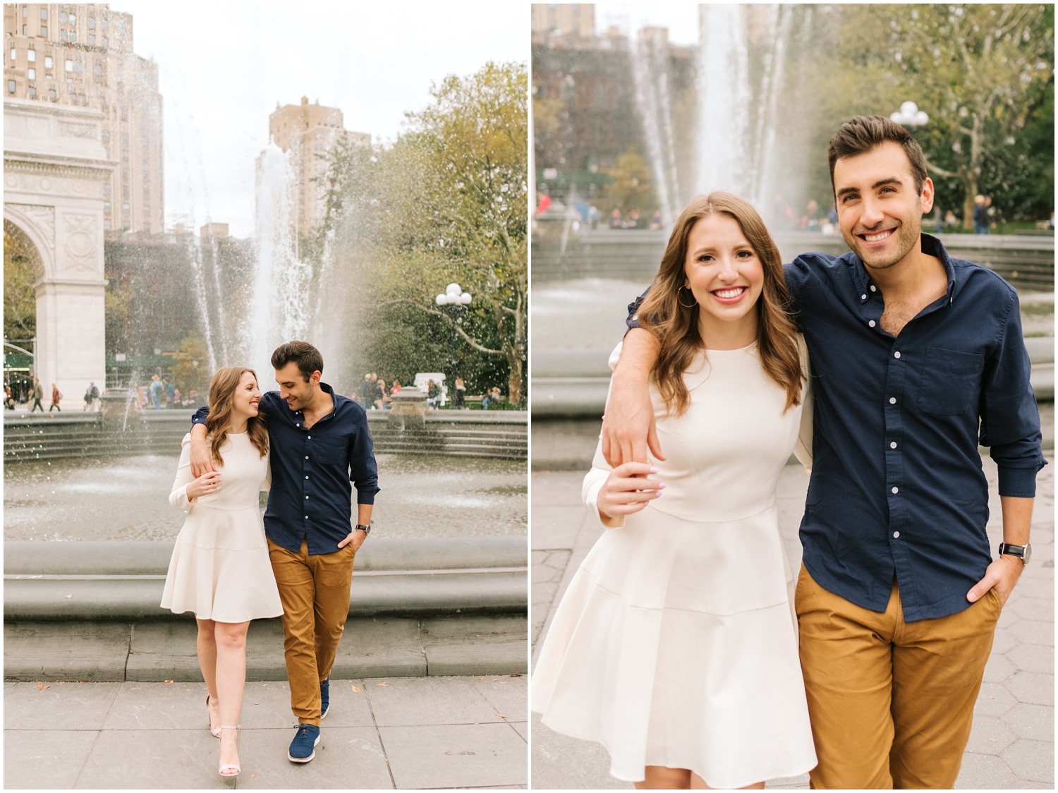 Washington Park engagement session in New York City