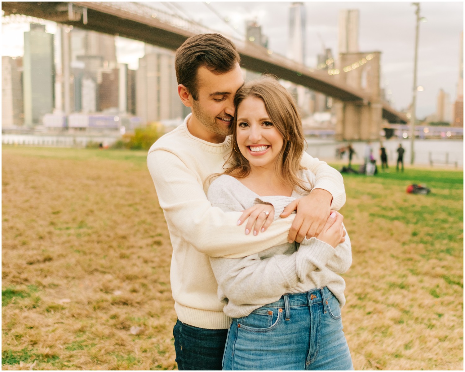 Washington Park engagement portraits in West Village & Dumbo