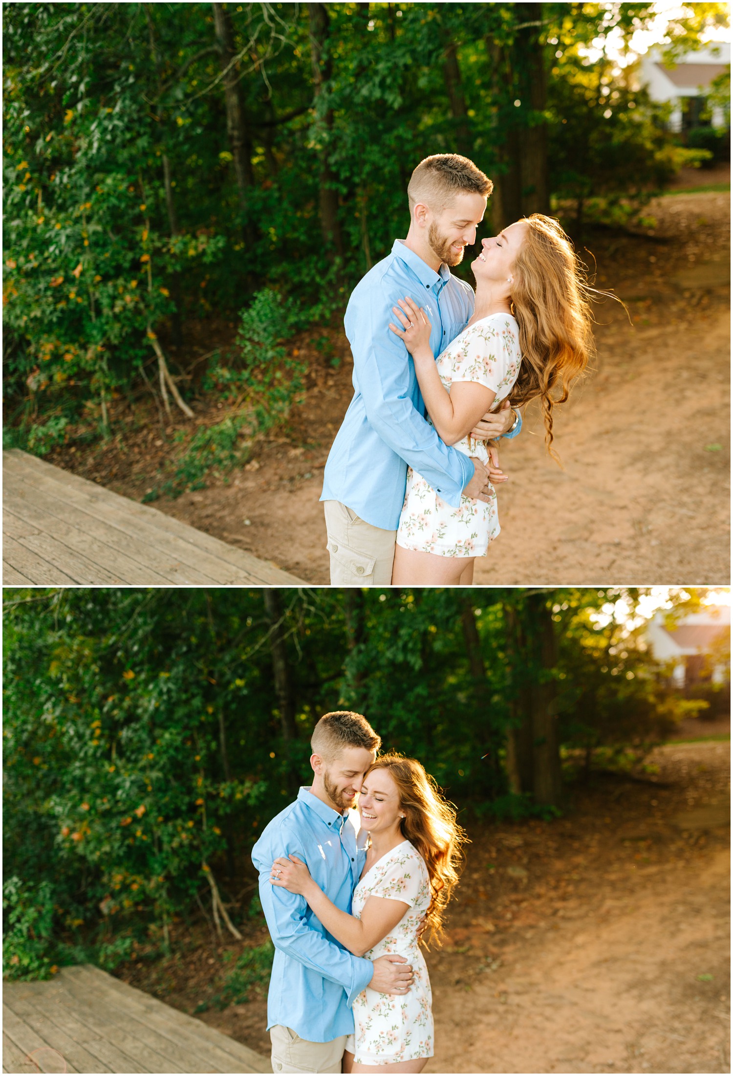 sunset Lake Lyn engagement session with Chelsea Renay