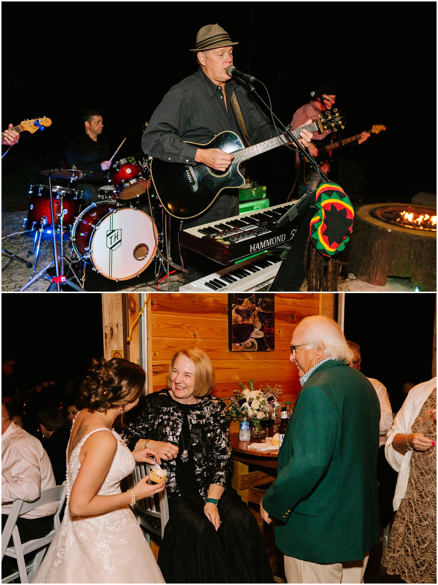 Big Daddy Mojo performs during Lewisville NC wedding reception