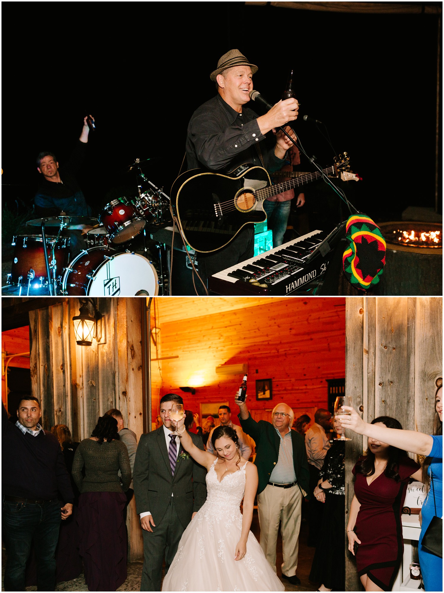 Big Daddy Mojo performs during Lewisville NC wedding reception