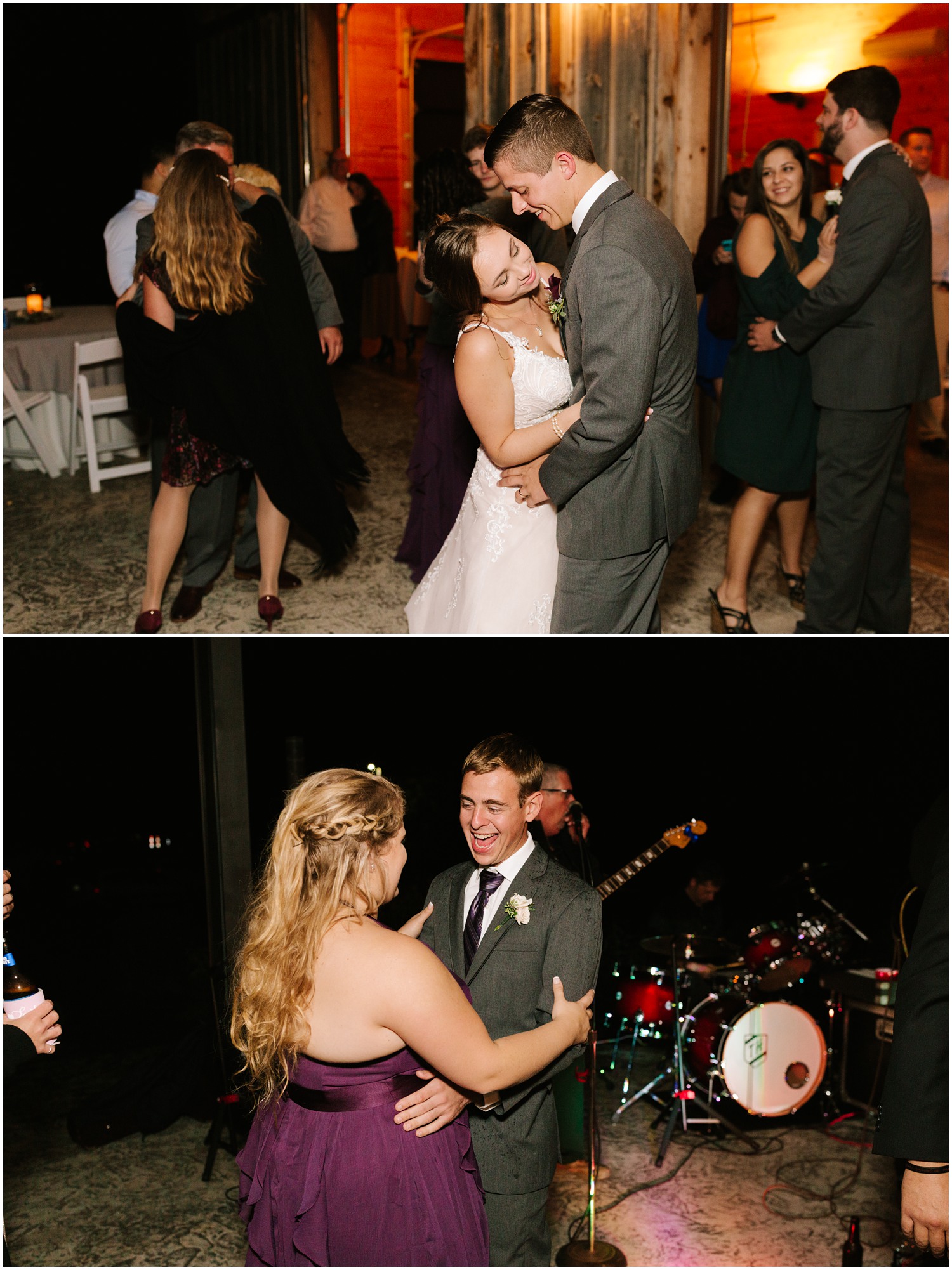 dancing during Lewisville NC wedding reception