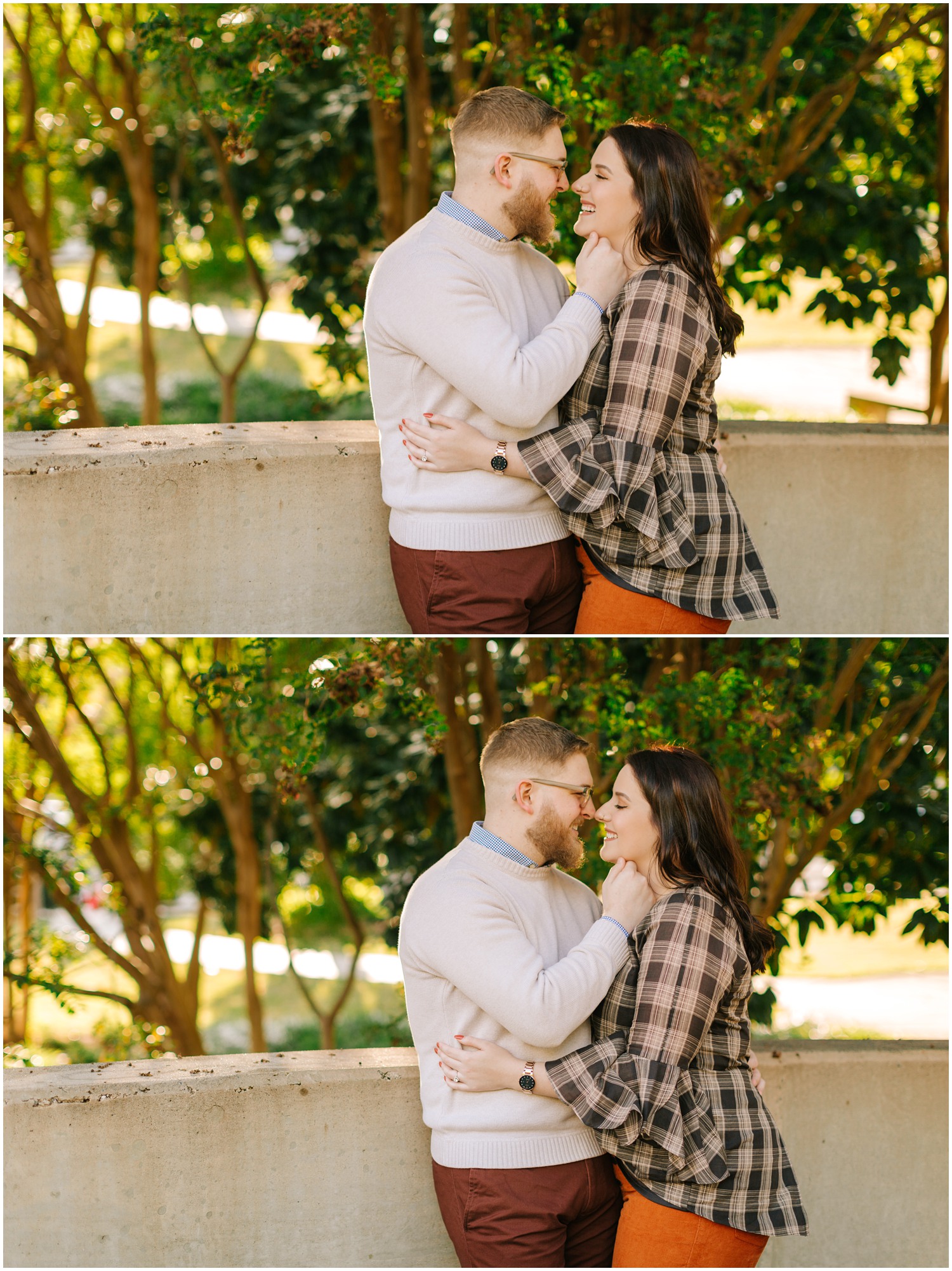 fall engagement session with Chelsea Renay in North Carolina