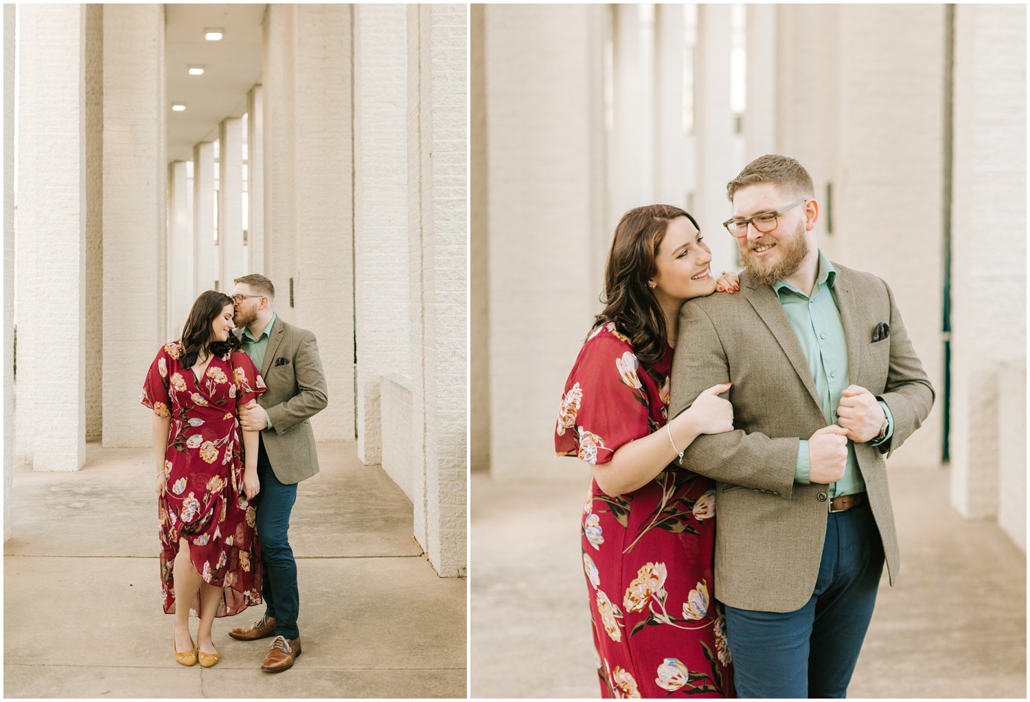 Marshall Park engagement portraits in Charlotte NC