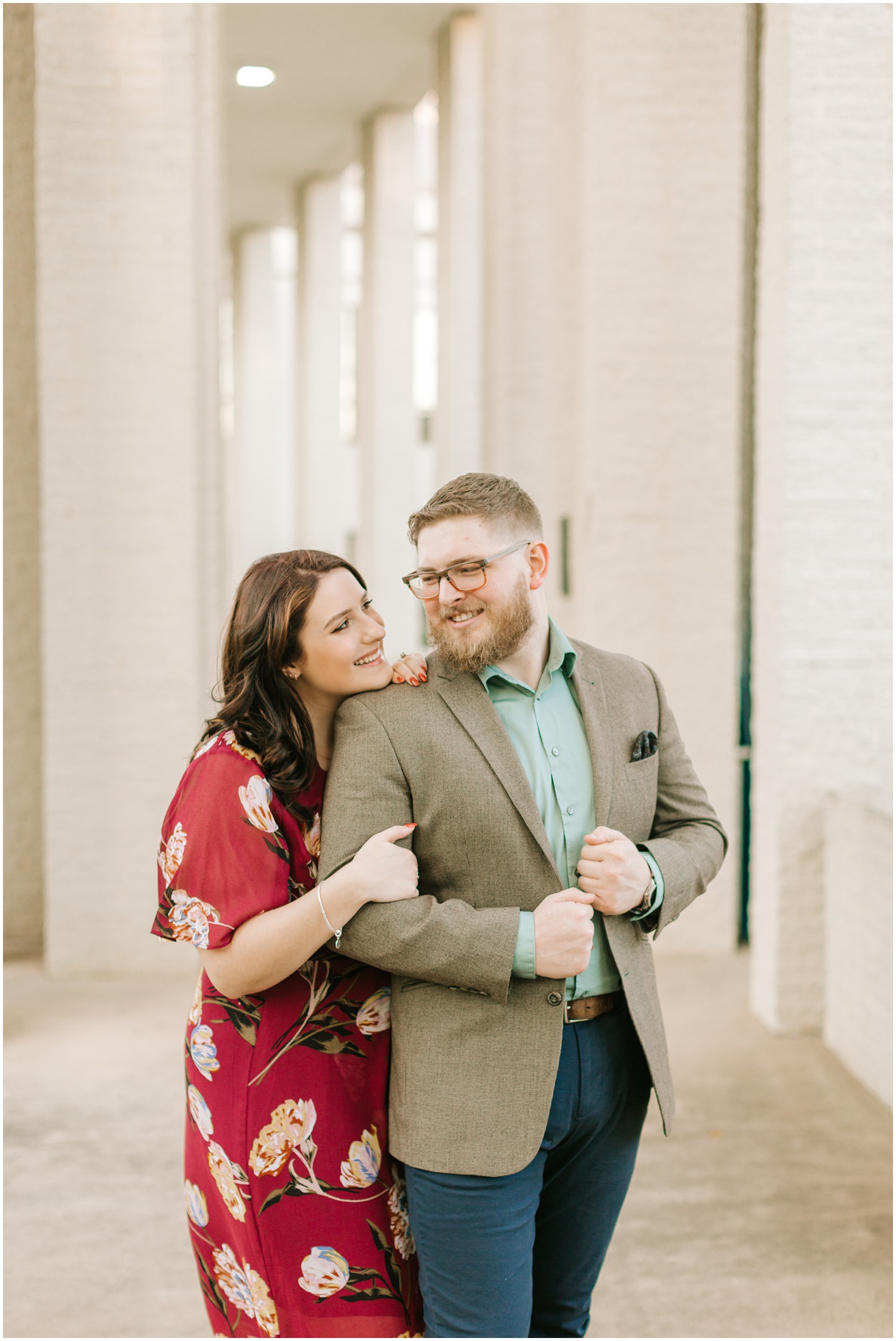 romantic Charlotte Engagement Session at Marshall Park