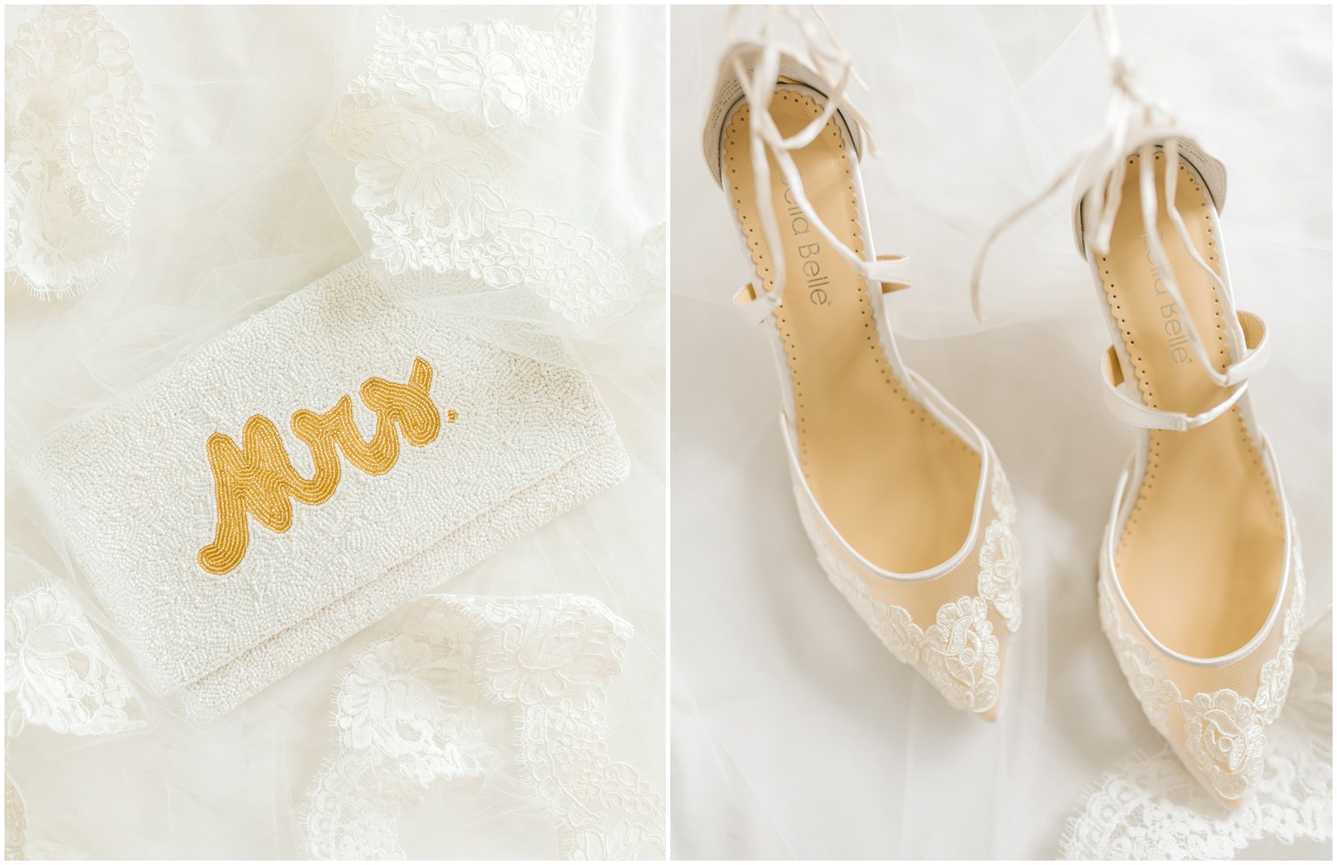 bride's lace shoes from Bella Belle photographed by Chelsea Renay Photography