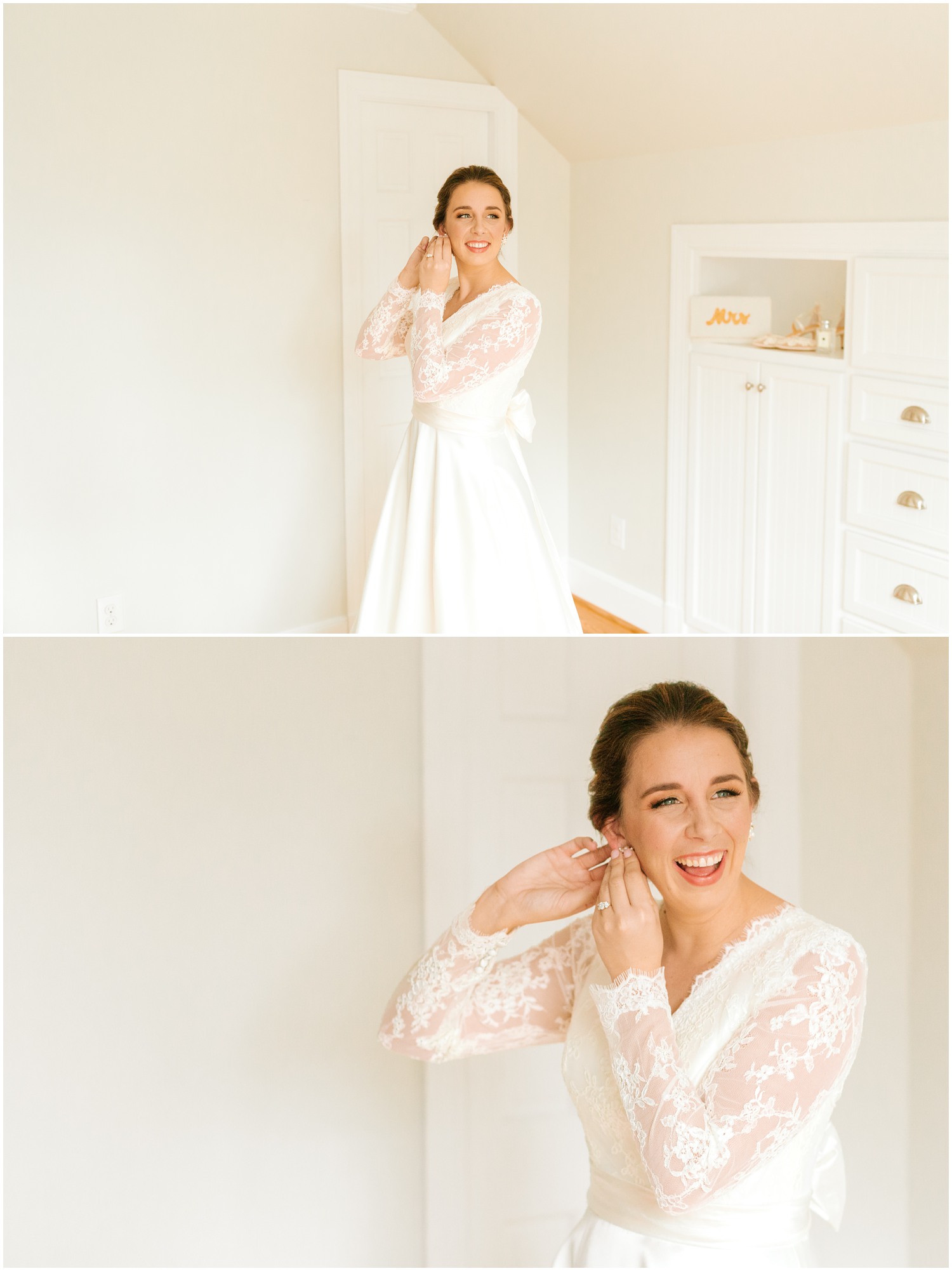 Chelsea Renay Photography photographs bride preparing for NC wedding day