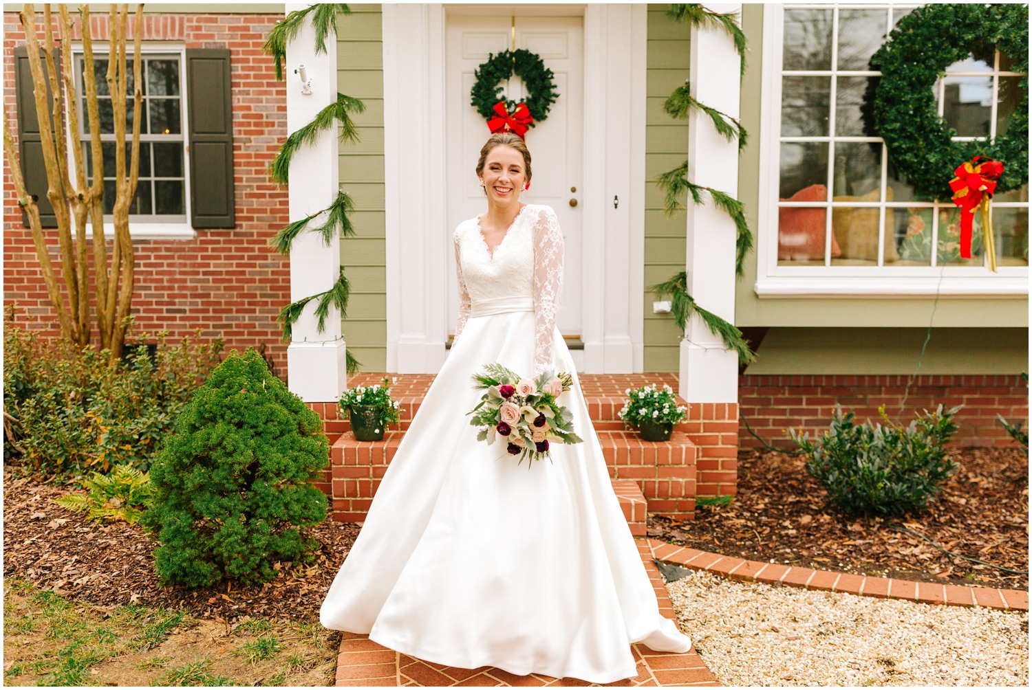 Greensboro NC wedding portrait of the bride photographed by Chelsea Renay Photography