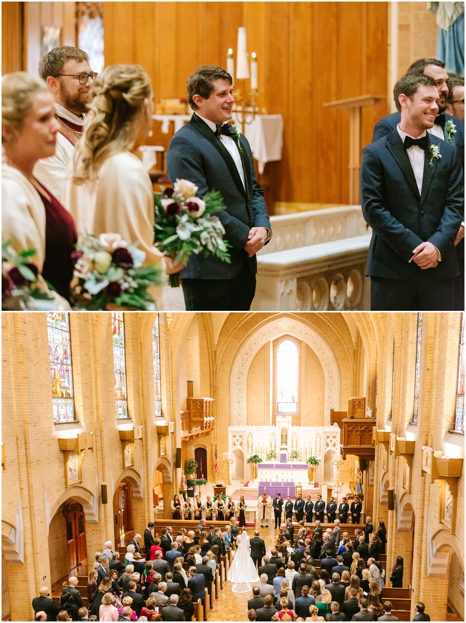 traditional church wedding in North Carolina photographed by Chelsea Renay Photography