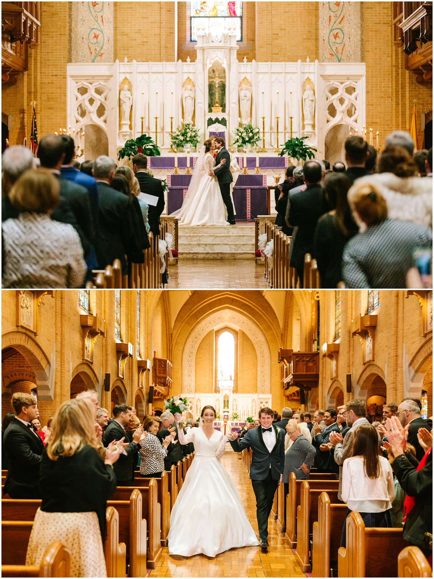 traditional church wedding in North Carolina photographed by Chelsea Renay Photography