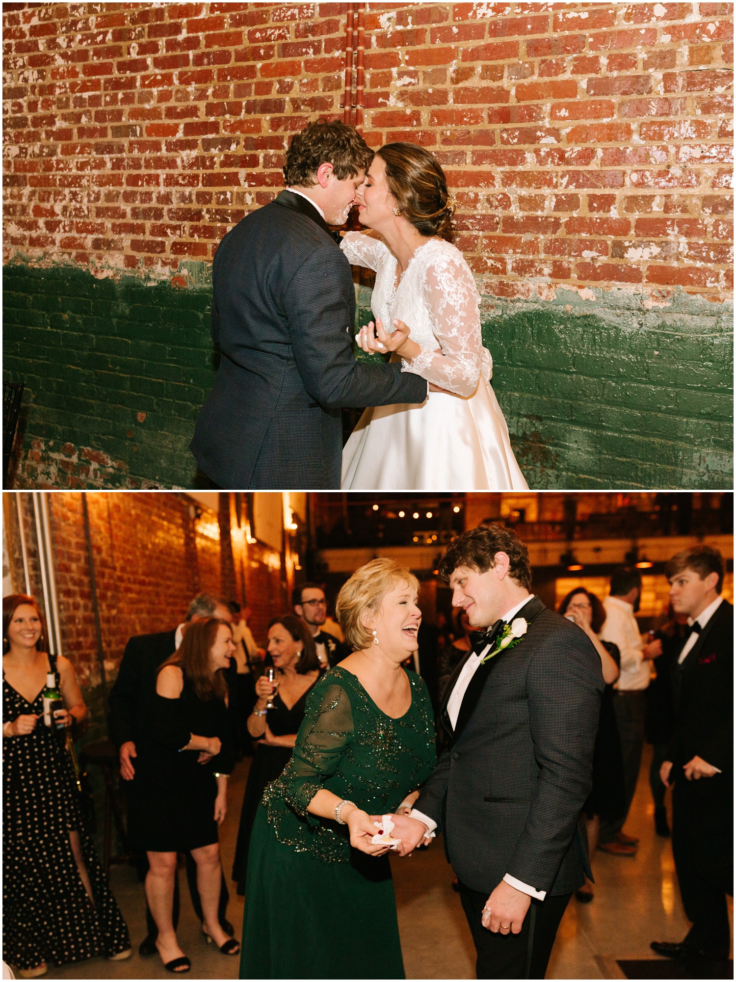 Cadillac Service Garage wedding reception moments photographed by Chelsea Renay Photography