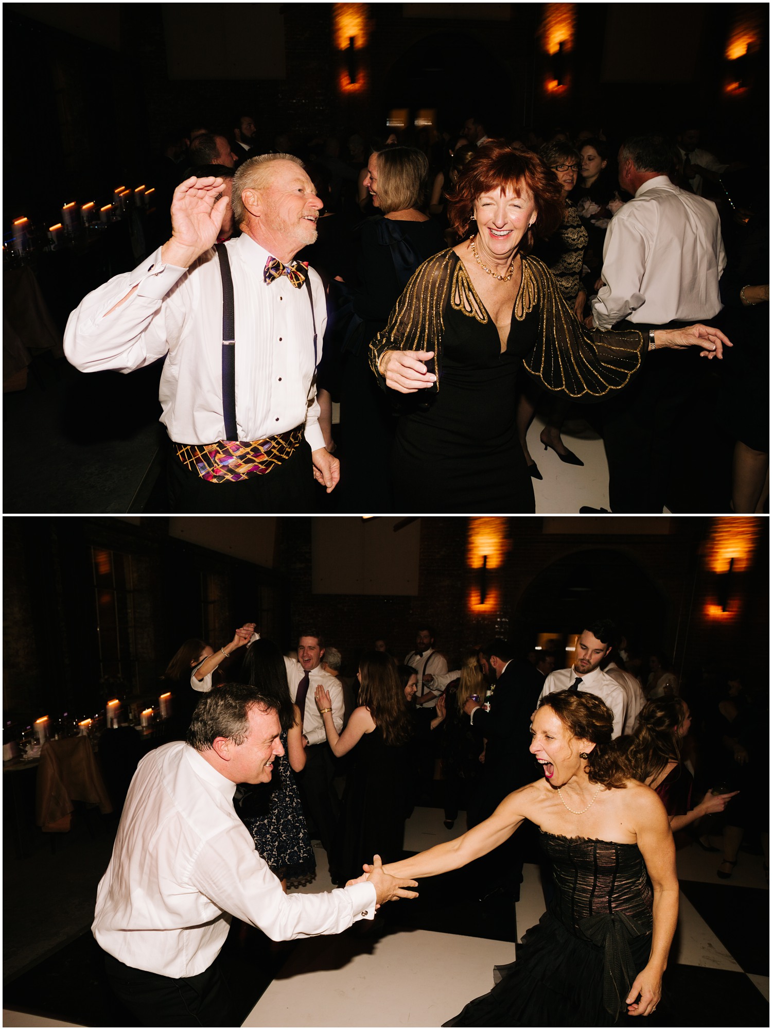 wedding reception dancing at the Cadillac Service Garage in Greensboro NC