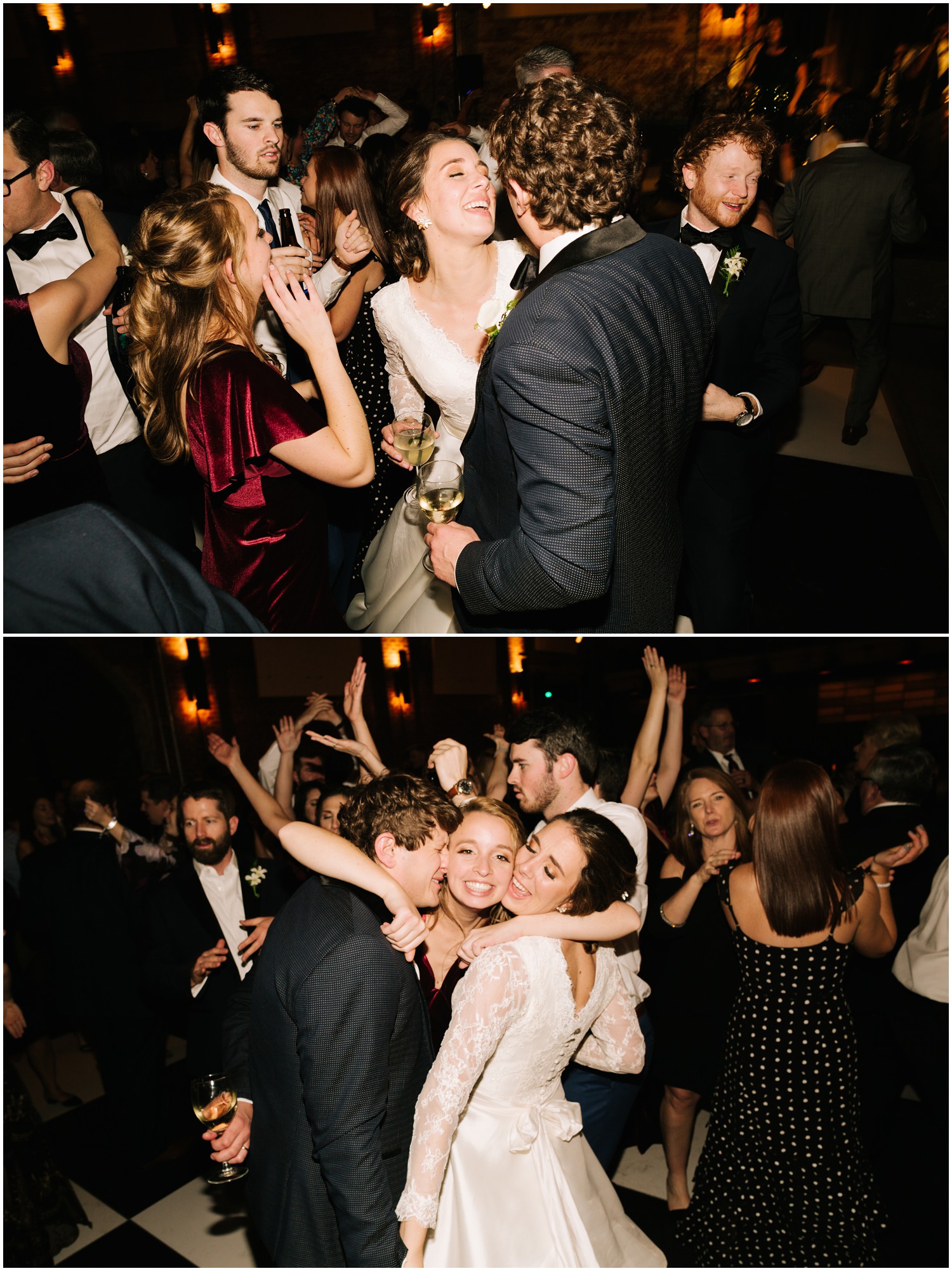 wedding reception fun at the Cadillac Service Garage photographed by Chelsea Renay Photography