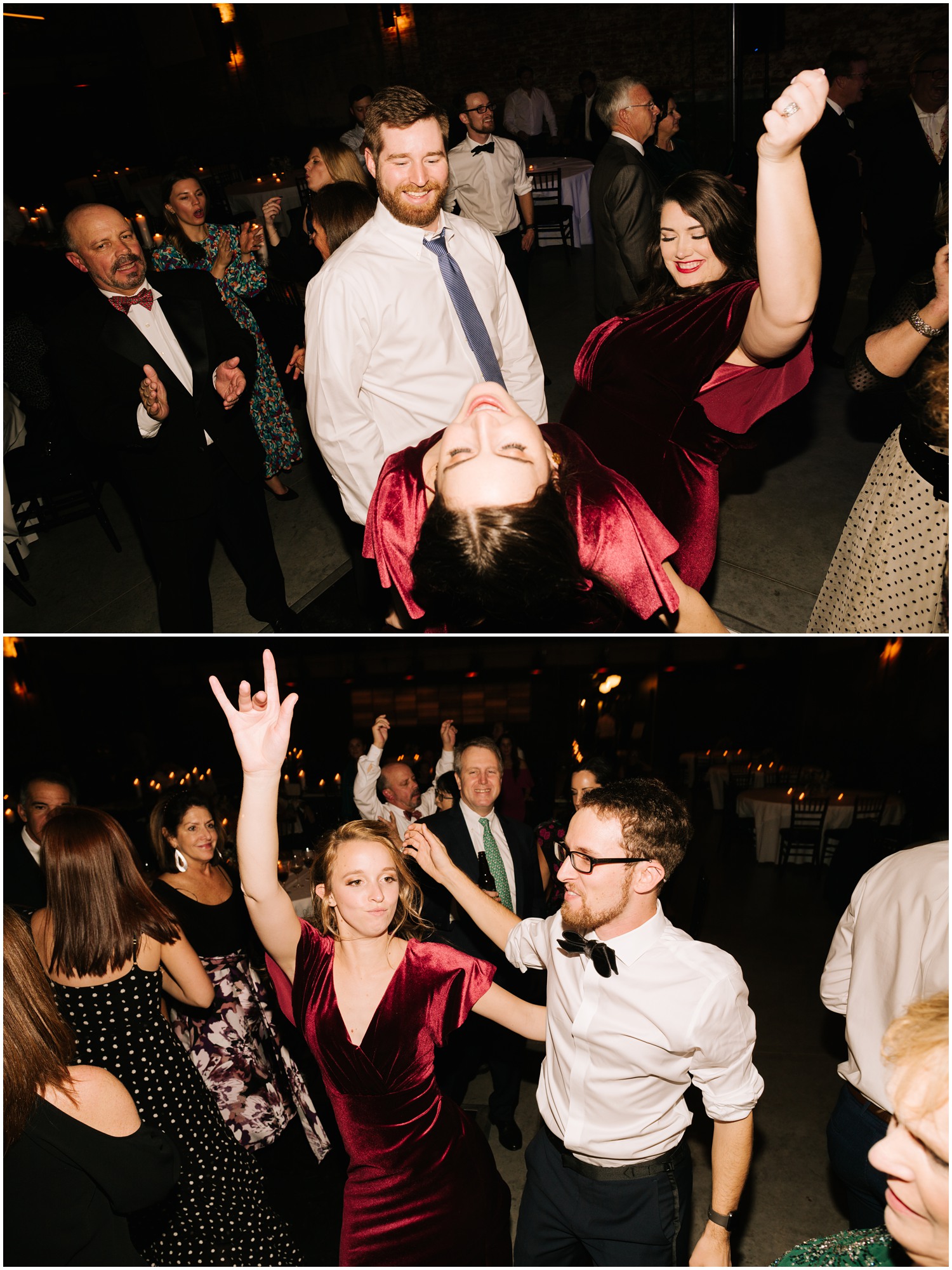 Cadillac Service Garage wedding reception dancing