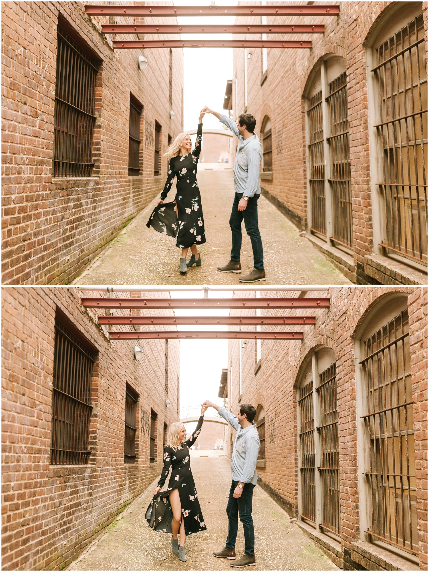 Downtown Raleigh Engagement Session photographed by NC and FL wedding photographer Chelsea Renay