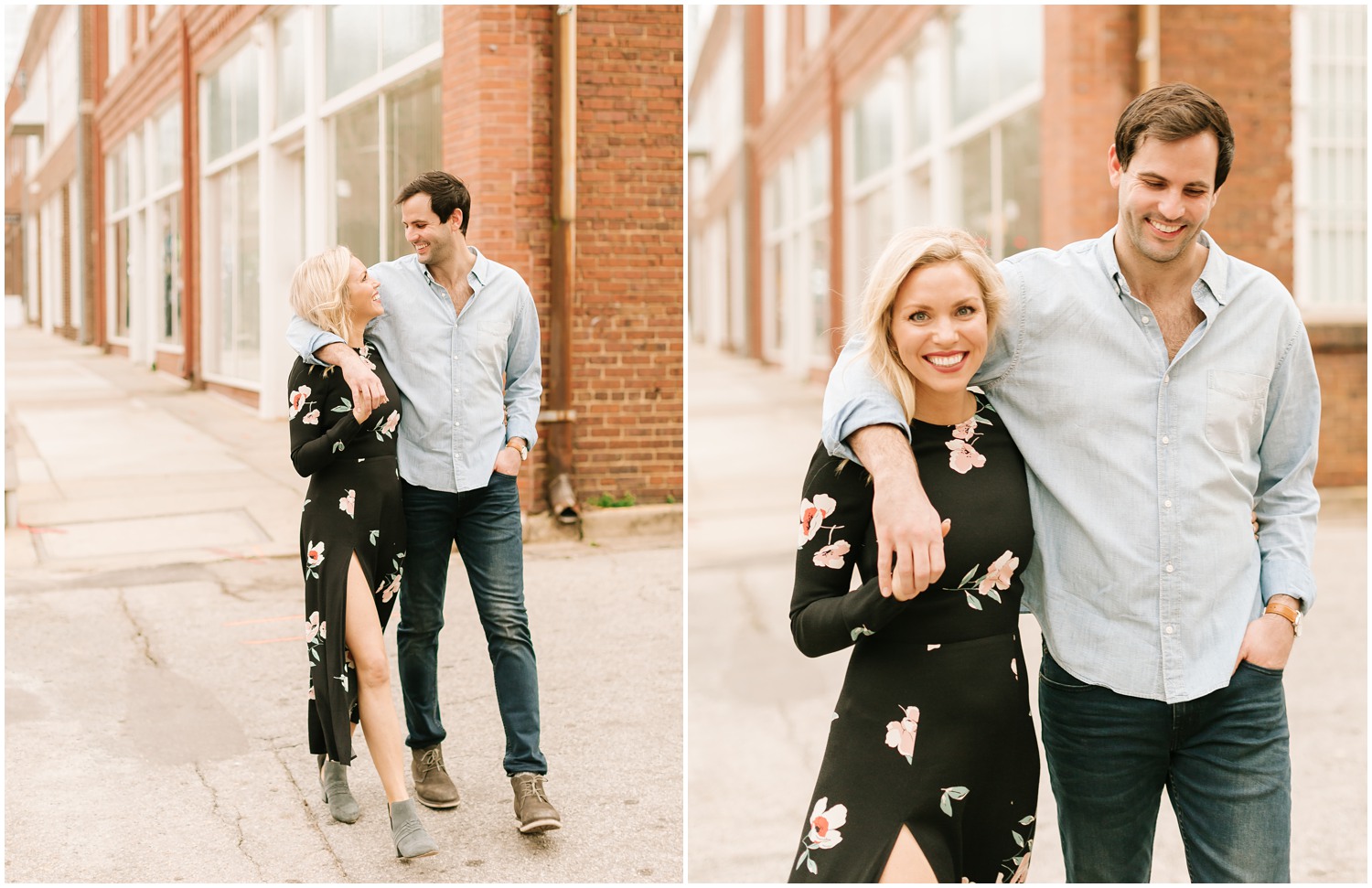 Chelsea Renay captures North Carolina couple during Downtown Raleigh Engagement Session