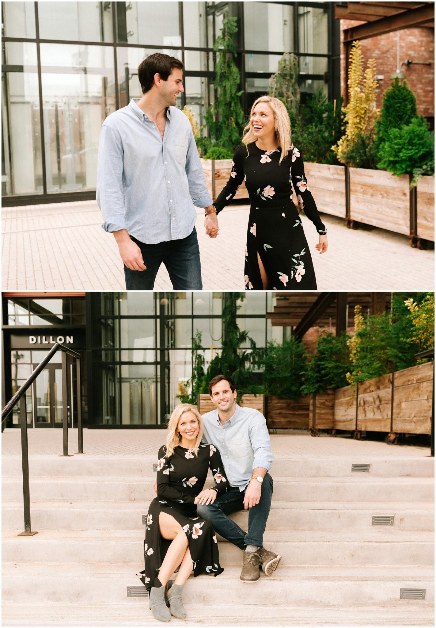 fall engagement session in Downtown Raleigh NC with Chelsea Renay