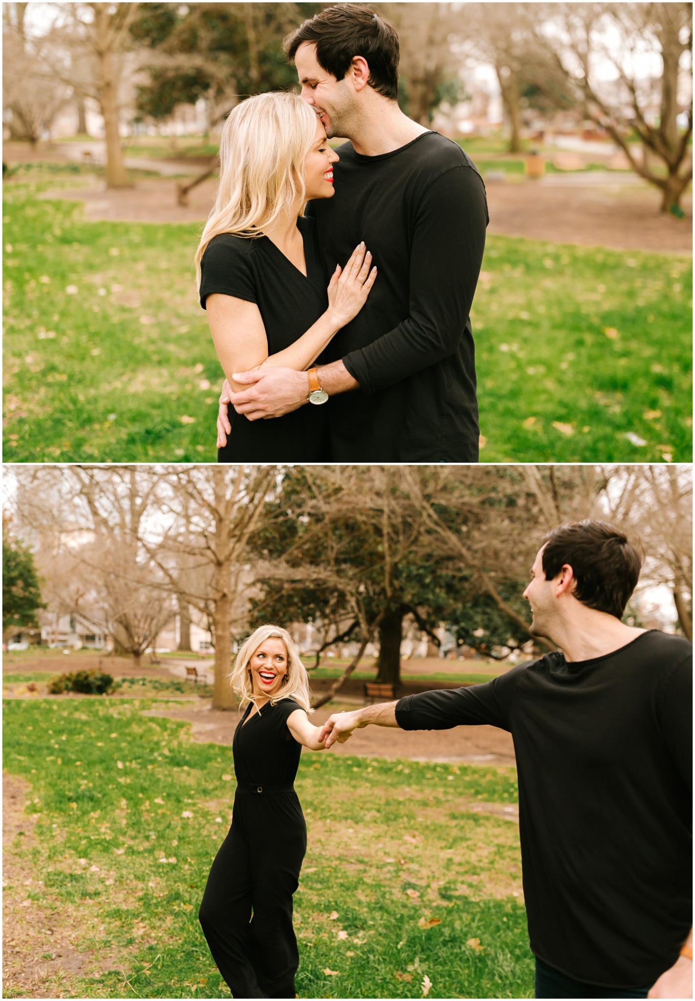 Downtown Raleigh Engagement Session photographed by NC and FL wedding photographer Chelsea Renay