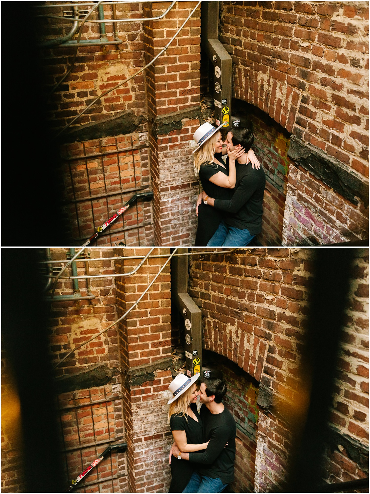 romantic Downtown Raleigh Engagement Session with Chelsea Renay