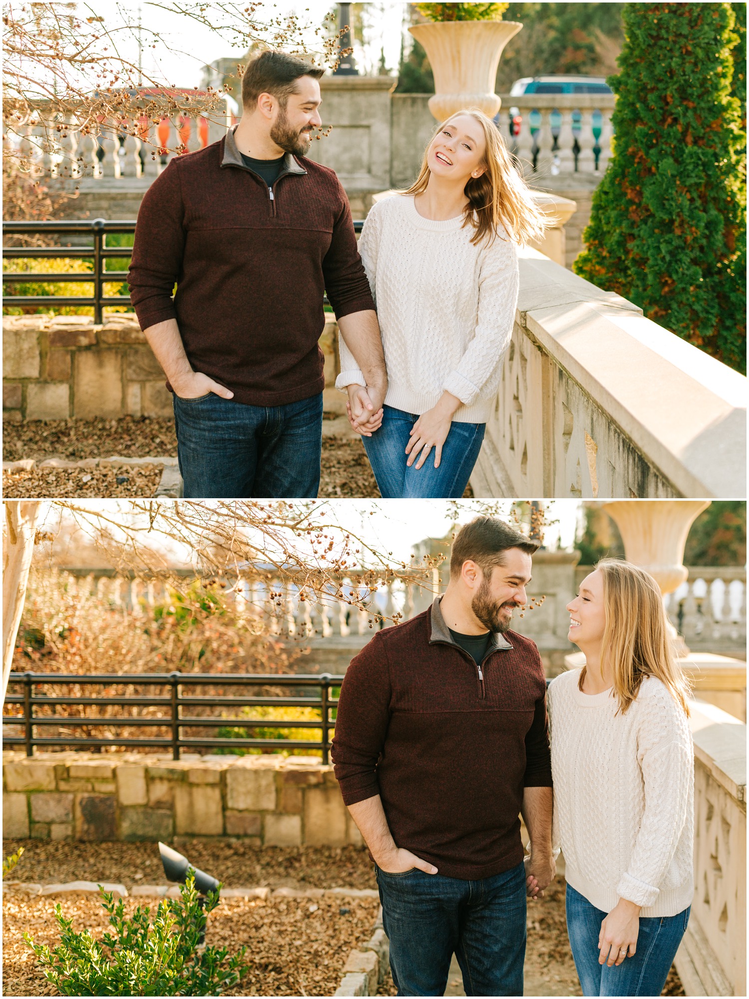 North Carolina engagement session at Midtown Park with Chelsea Renay 
