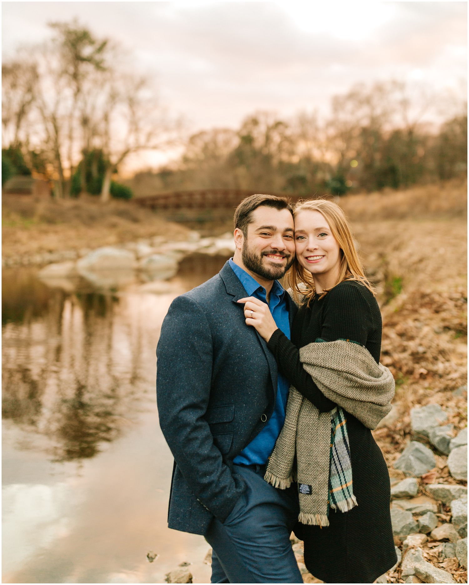 Midtown Park engagement session with Charlotte NC wedding photographer Chelsea Renay