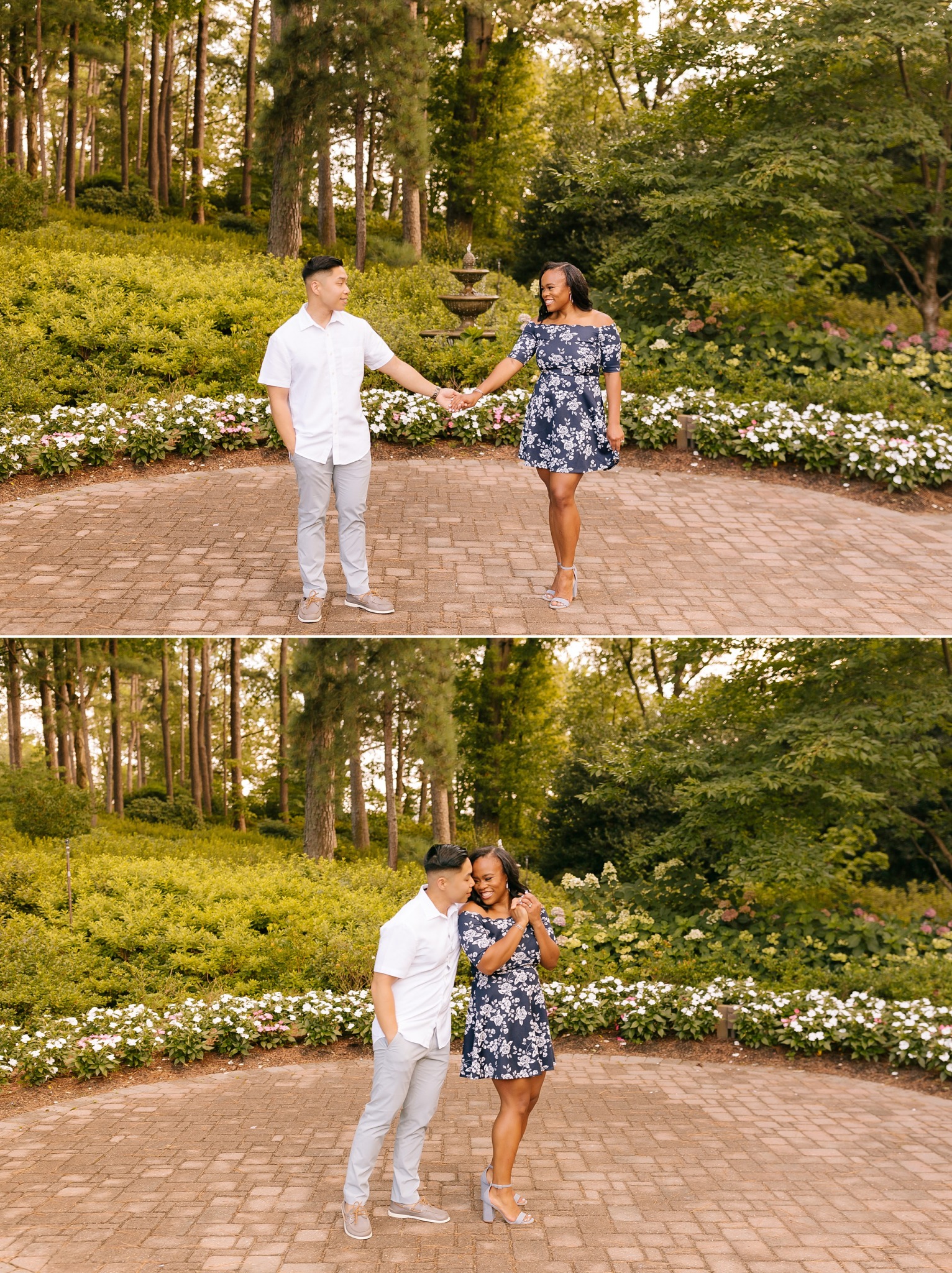 WRAL Gardens engagement photos by Chelsea Renay