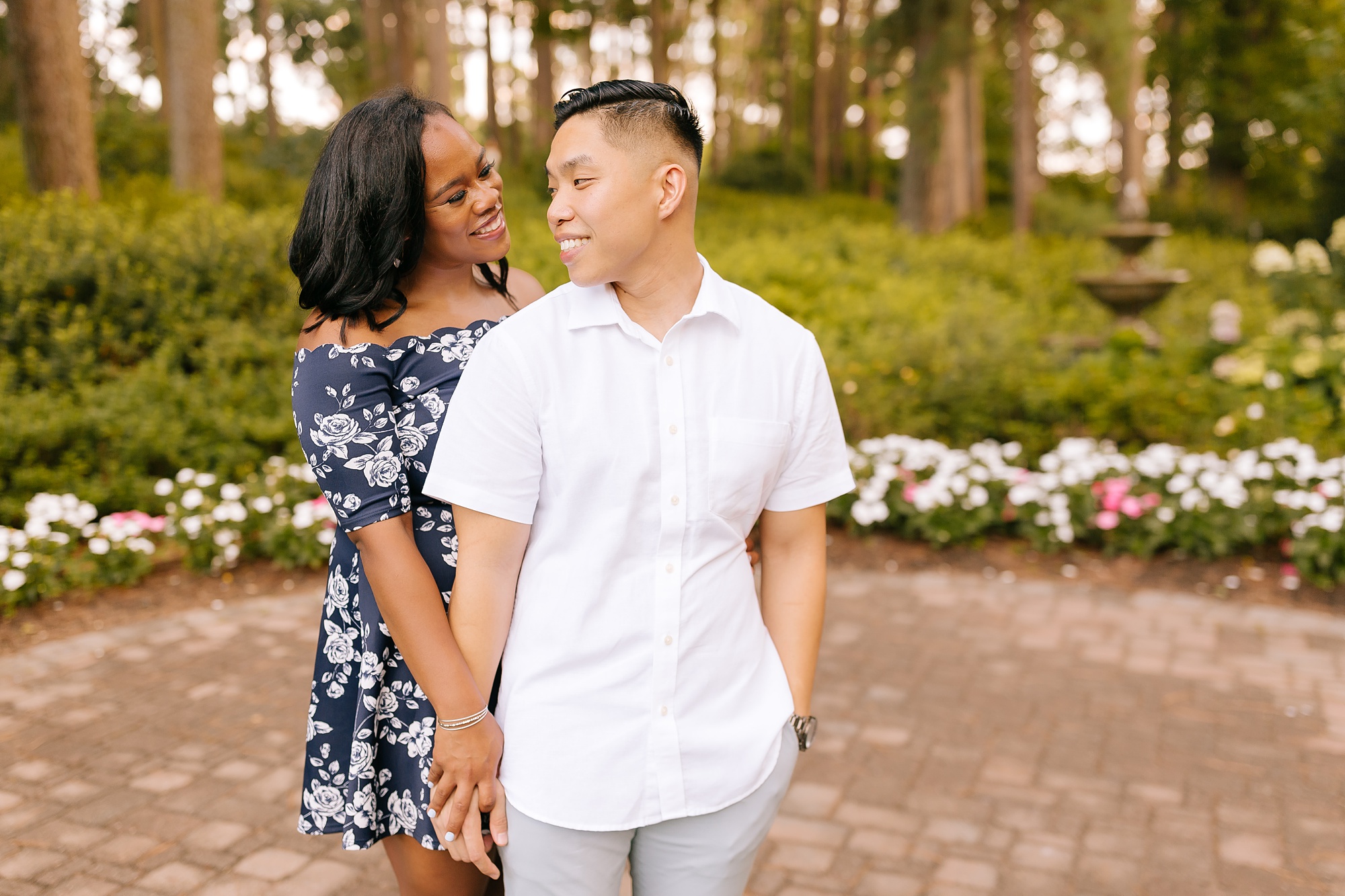 summer engagement photos in Raleigh North Carolina with Chelsea Renay