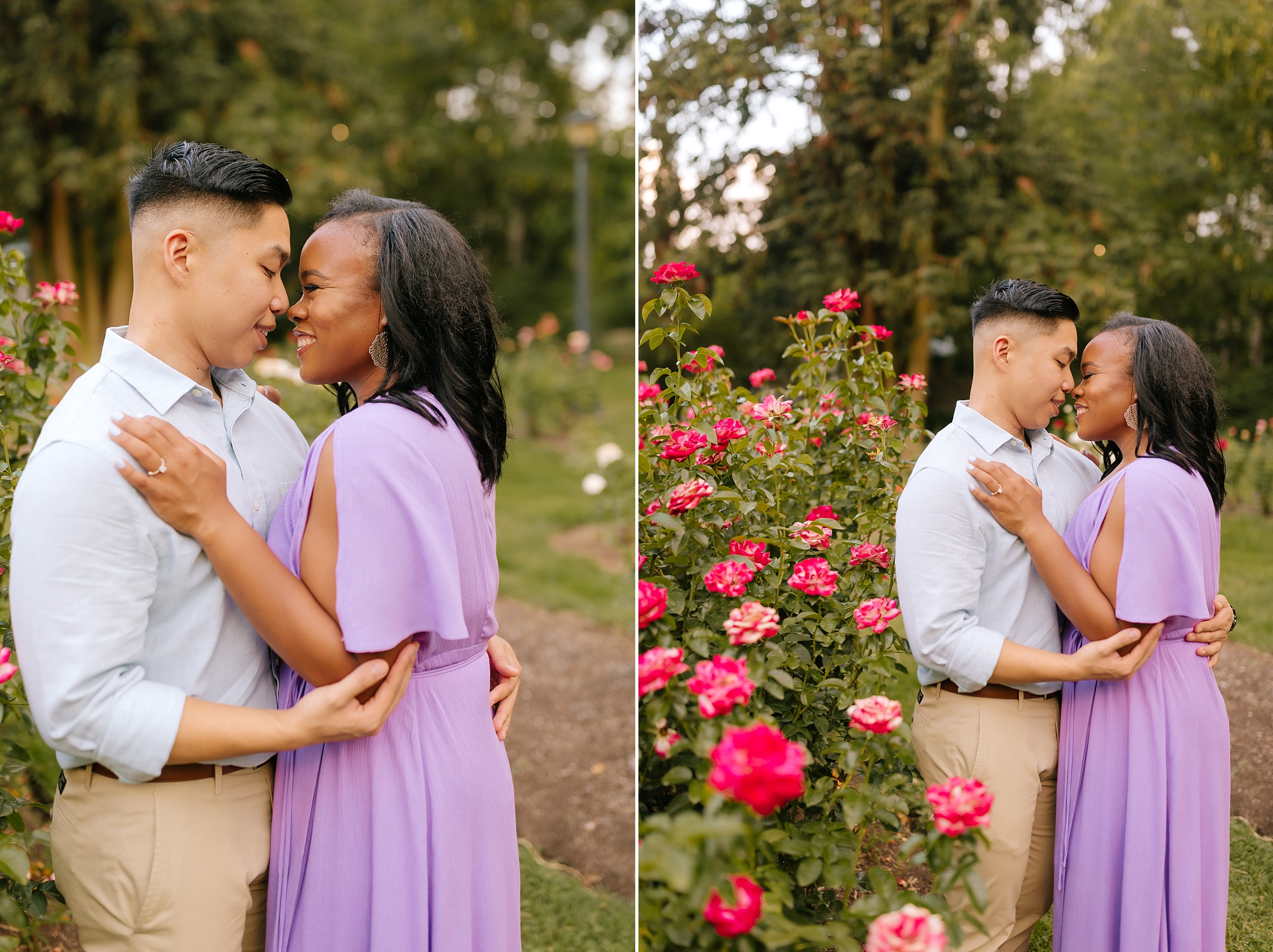 WRAL Gardens engagement session with Chelsea Renay