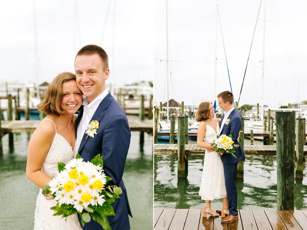 North Carolina wedding photos in Ocracoke 