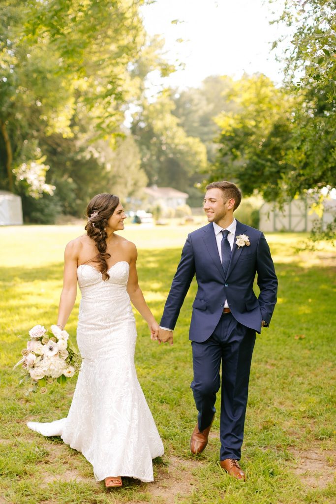 summer wedding portraits in New Jersey