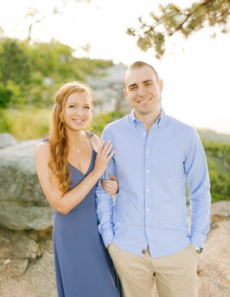 Pilot Mountain engagement photos by Chelsea Renay