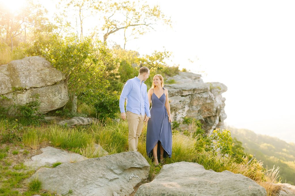 North Carolina state park engagement photos with Chelsea Renay