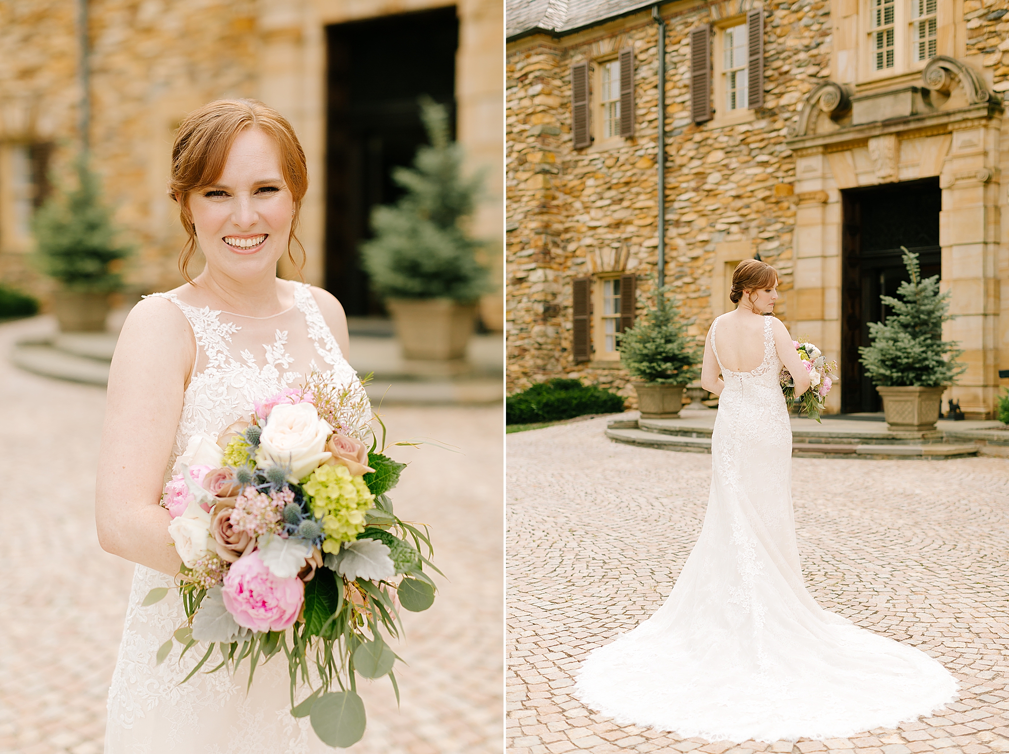 bridal portraits before Microwedding at The Graylyn Estate