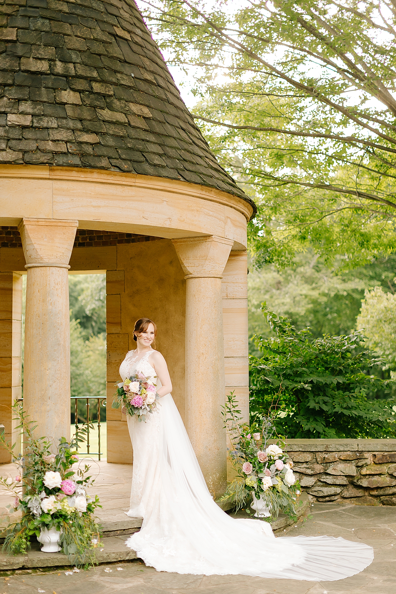 NC wedding portraits at The Graylyn Estate