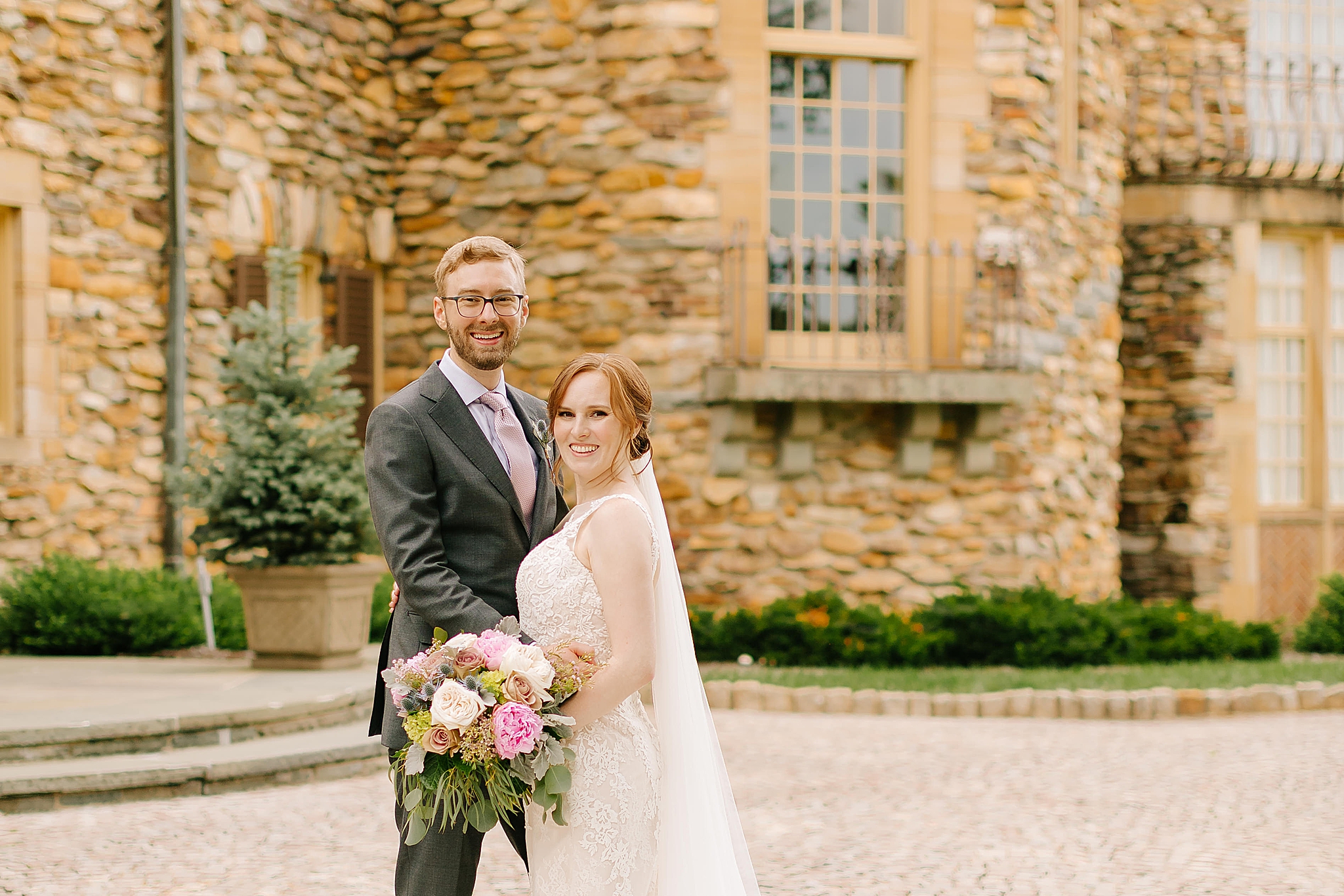 newlywed smile at NC photographer Chelsea Renay