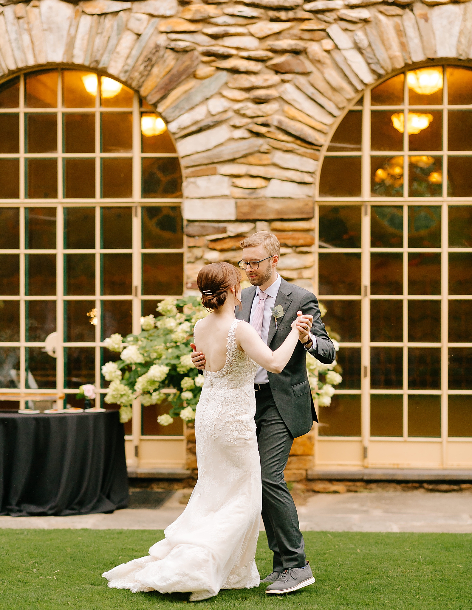 first dance during Graylyn Estate wedding reception