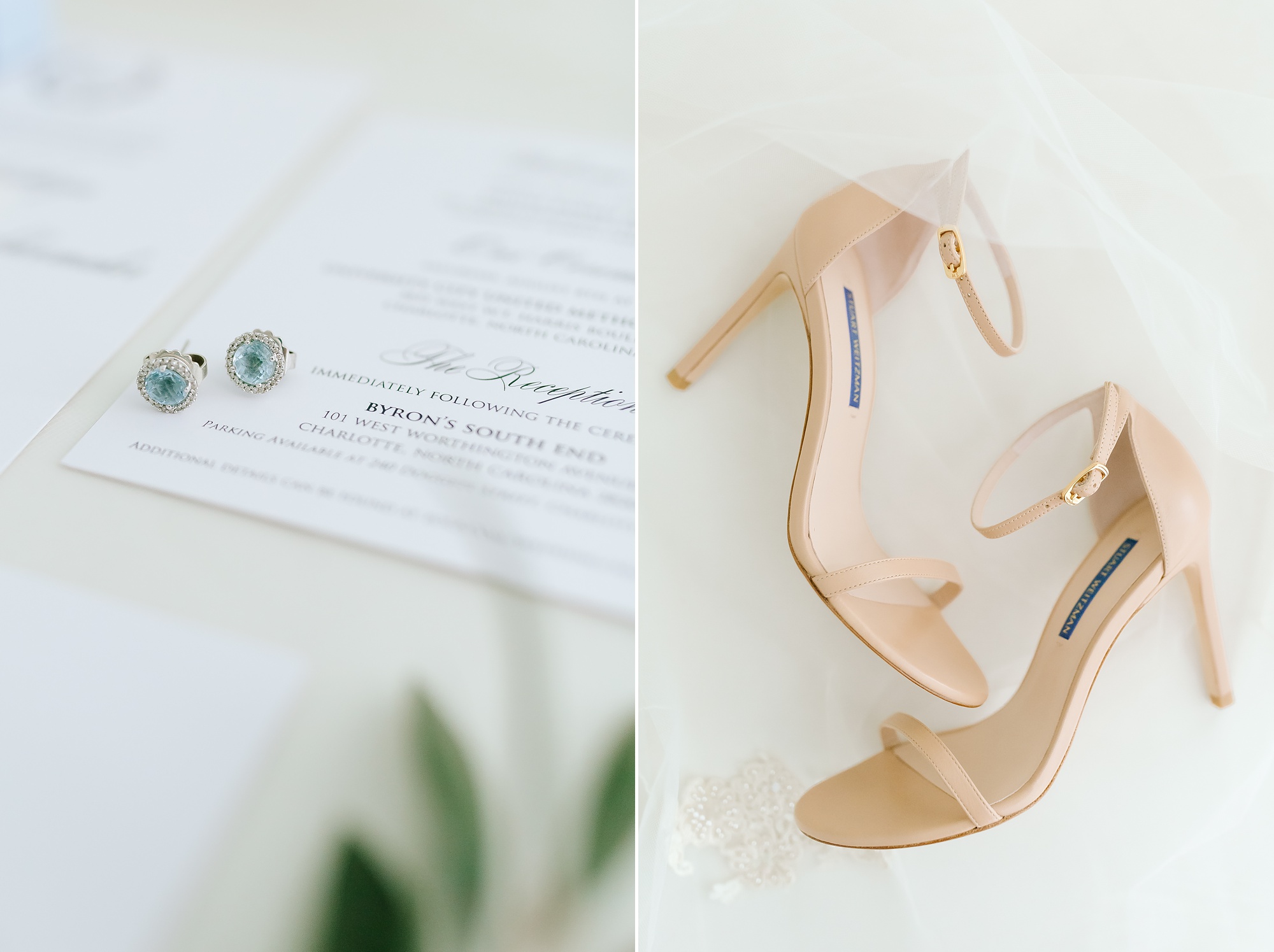 bride's details for microwedding in Uptown Charlotte